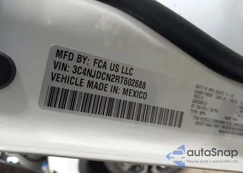 2024 Jeep Compass Limited 4X4 из США, поврежденный, VIN 3C4NJDCN2RT602688